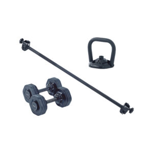 XT-GRIP快鎖啞鈴+長槓+壺鈴